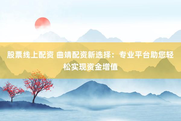 股票线上配资 曲靖配资新选择：专业平台助您轻松实现资金增值