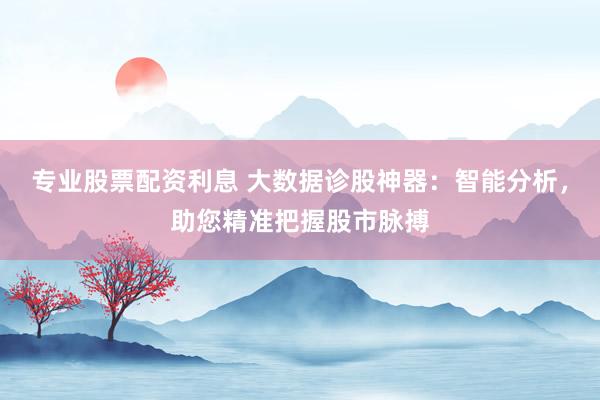 专业股票配资利息 大数据诊股神器：智能分析，助您精准把握股市脉搏
