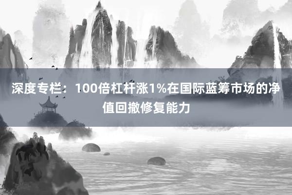 深度专栏:100倍杠杆涨1%在国际蓝筹市场的净值回撤修复能力
